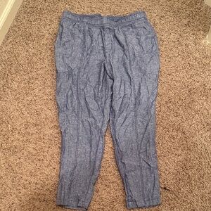 Old Navy Heathered Blue Joggers